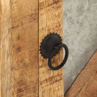 Comodino-Tavolino da notte 40x30x50 cm in Legno Massello di Mango 563798