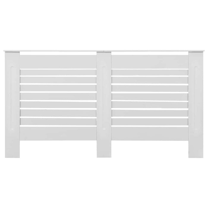 Copertura per Radiatore Bianca 152x19x81,5 cm in MDF 284321