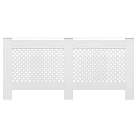 Copertura per Radiatore Bianca 172x19x81,5 cm in MDF 284325