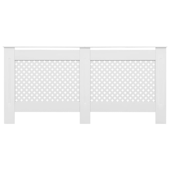 Copertura per Radiatore Bianca 172x19x81,5 cm in MDF 284325