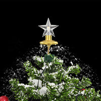 Albero di Natale con Neve e Base a Ombrellone Verde 75 cm cod mxl 18020