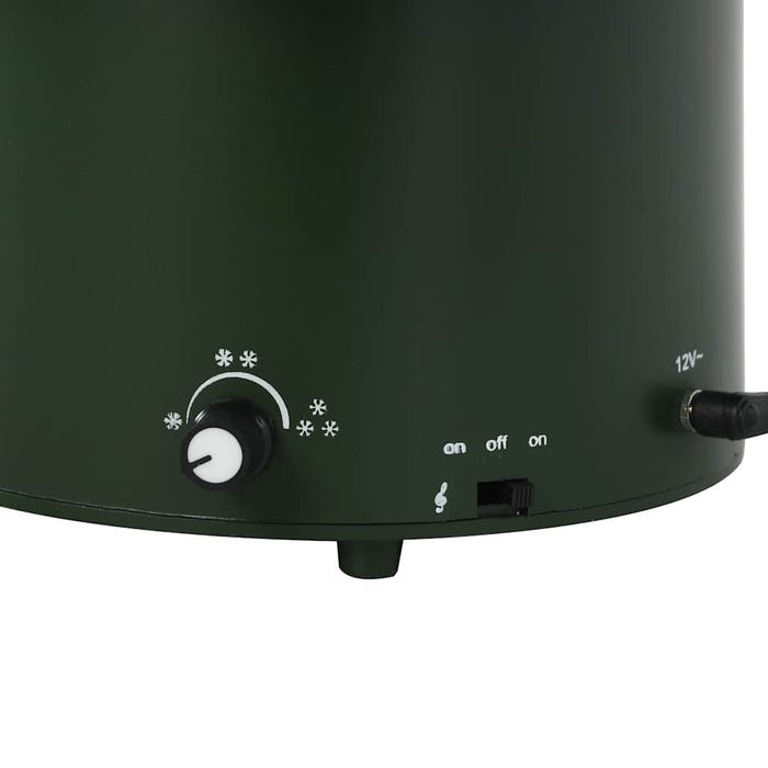 Albero di Natale con Neve e Base a Ombrellone Verde 75 cm 284331