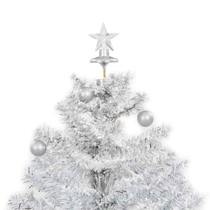 Albero di Natale con Neve e Base a Ombrellone Bianco 75 cm 284332
