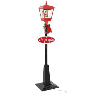 Lampione di Natale con Babbo Natale 180 cm LED 284339