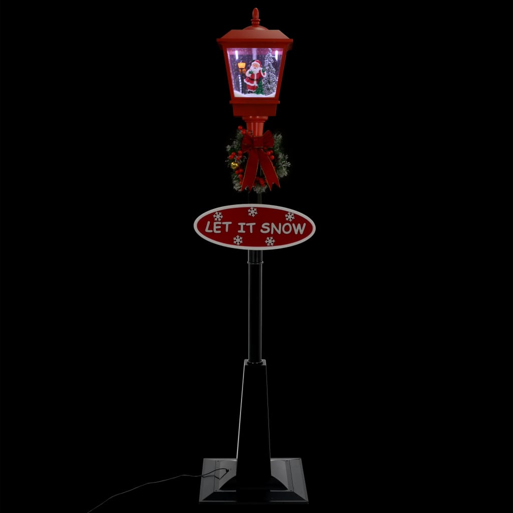 Lampione di Natale con Babbo Natale 180 cm LED 284339