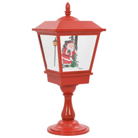 Lampada Natalizia a Piedistallo con Babbo Natale-Decorazioni natalizie 64 cm LED