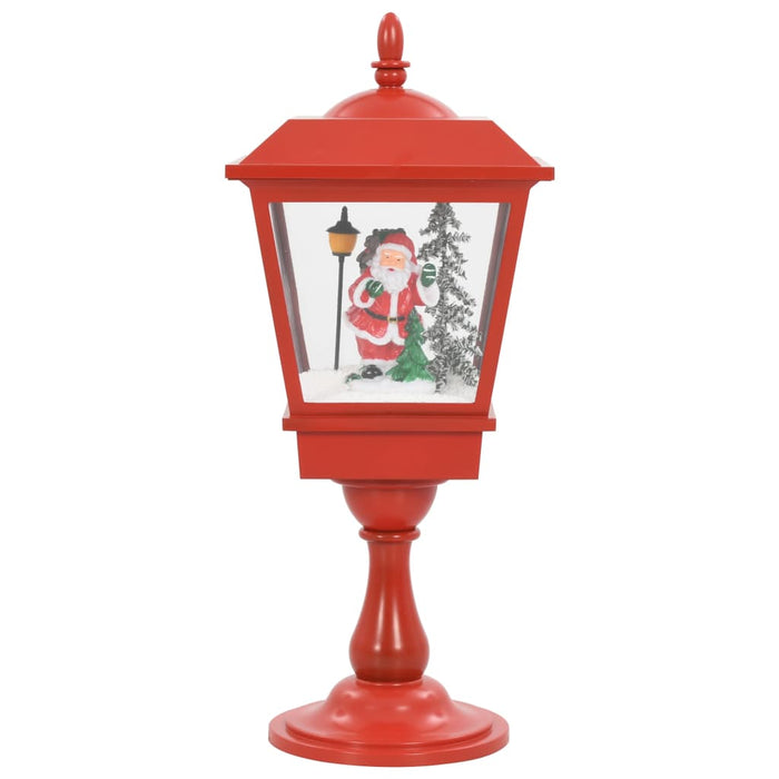 Lampada Natalizia a Piedistallo con Babbo Natale-Decorazioni natalizie 64 cm LED