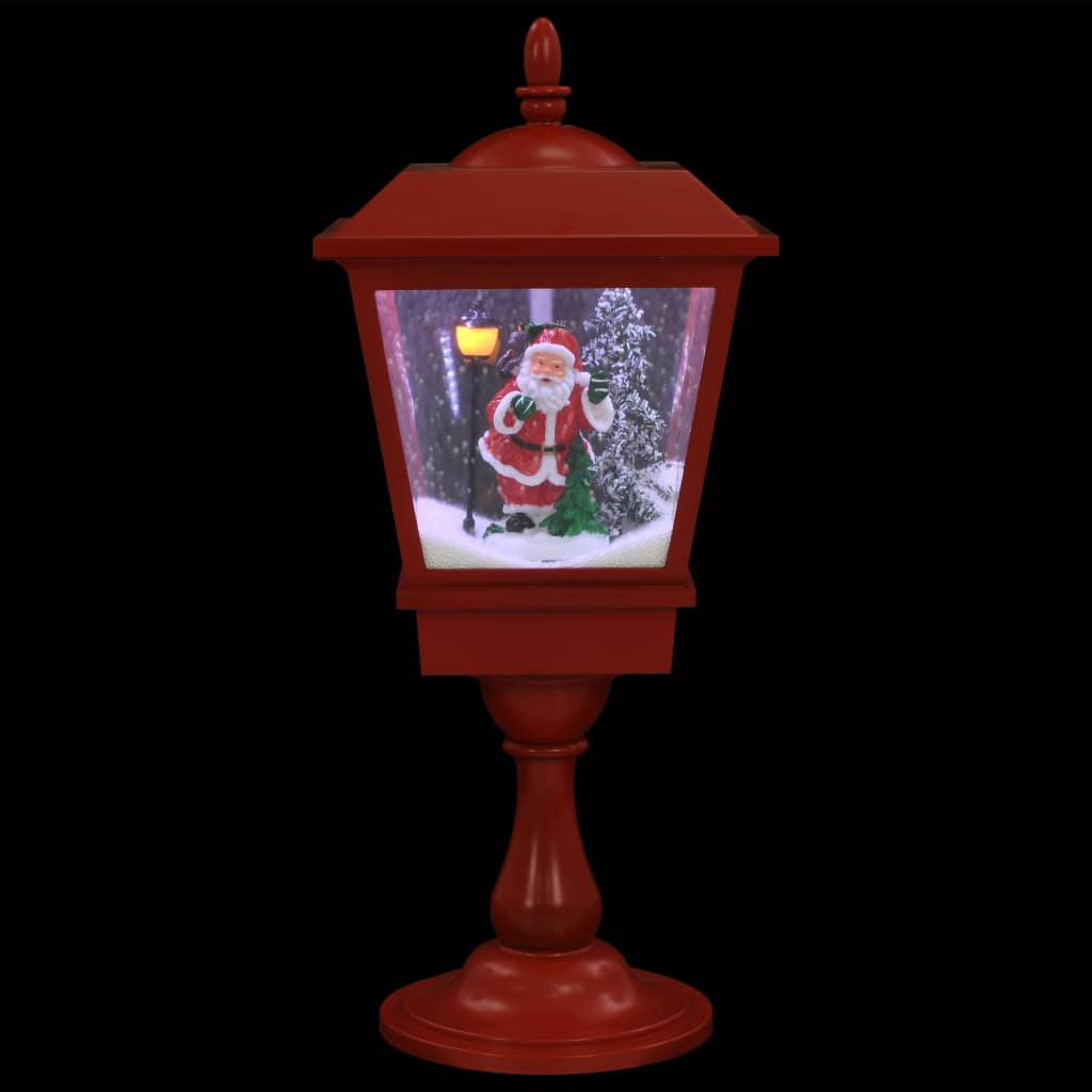 Lampada Natalizia a Piedistallo con Babbo Natale-Decorazioni natalizie 64 cm LED