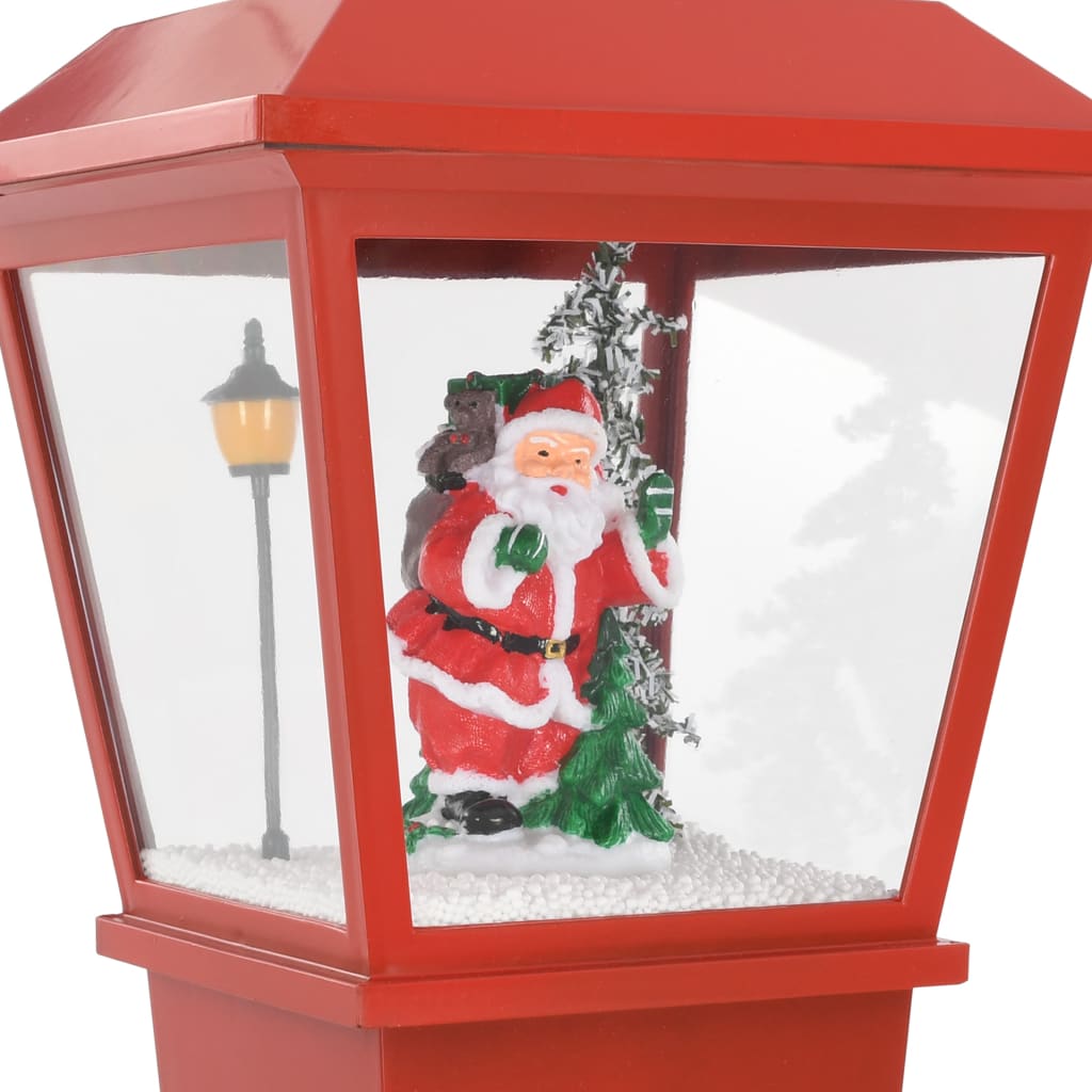 Lampada Natalizia a Piedistallo con Babbo Natale-Decorazioni natalizie 64 cm LED