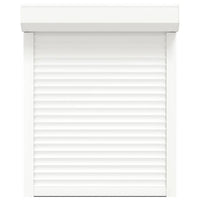 Tapparella Avvolgibile in Alluminio 80x100 cm Bianco