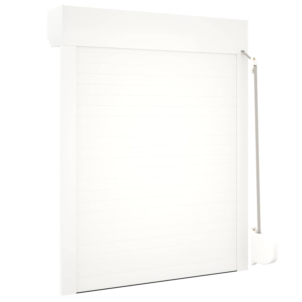 Tapparella Avvolgibile in Alluminio 80x100 cm Bianca 144965