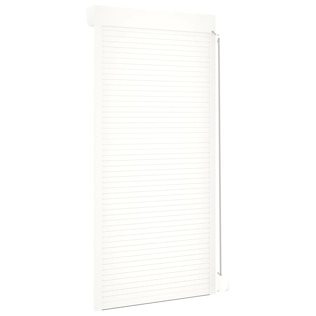 Tapparella Avvolgibile in Alluminio 100x210 cm Bianca 144969