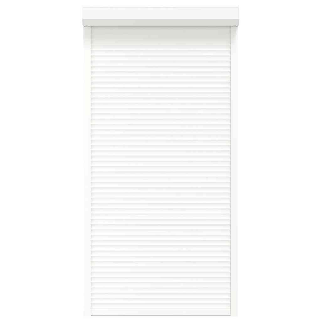 Tapparella Avvolgibile in Alluminio 110x220 cm Bianca 144971