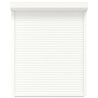 Tapparella Avvolgibile in Alluminio 120x150 cm Bianca 144972