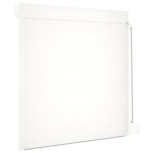 Tapparella Avvolgibile in Alluminio 130x140 cm Bianca 144973