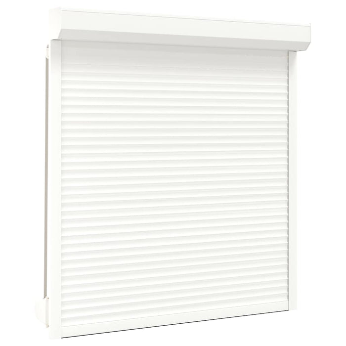 Tapparella Avvolgibile in Alluminio 140x150 cm Bianca 144974