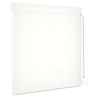 Tapparella Avvolgibile in Alluminio 140x150 cm Bianca 144974