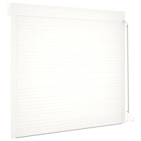 Tapparella Avvolgibile in Alluminio 160x150 cm Bianca 144975