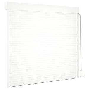 Tapparella Avvolgibile in Alluminio 160x150 cm Bianca 144975