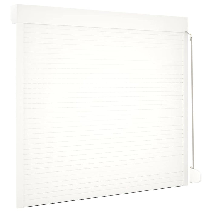 Tapparella Avvolgibile in Alluminio 160x150 cm Bianca 144975