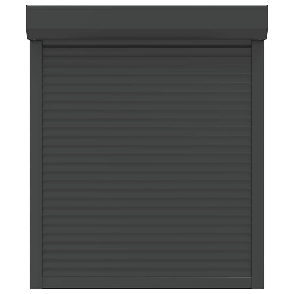 Tapparella Avvolgibile in Alluminio 100x130 cm Antracite cod mxl 65582