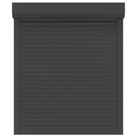 Tapparella Avvolgibile in Alluminio 100x130 cm Antracite 144980