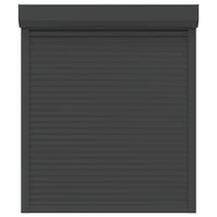 Tapparella Avvolgibile in Alluminio 110x130 cm Antracite 144982