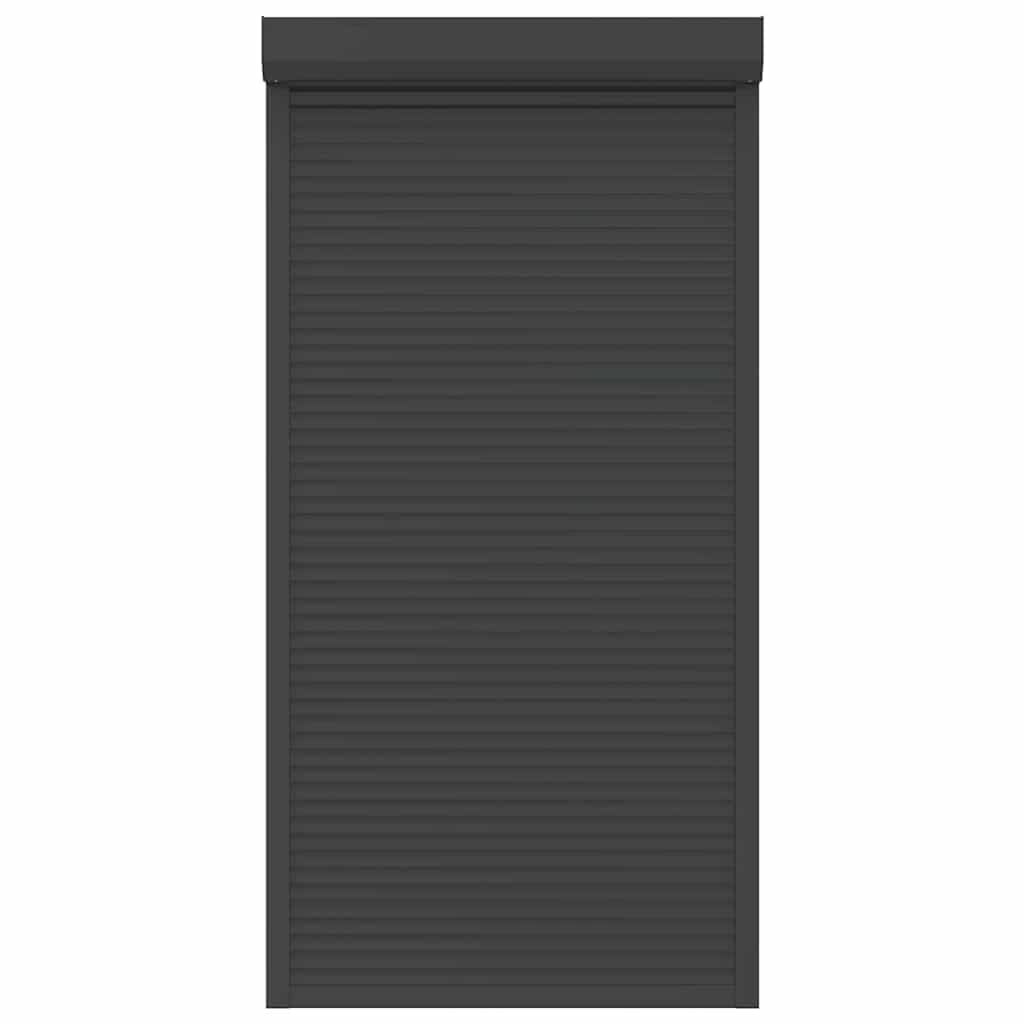 Tapparella Avvolgibile in Alluminio 110x220 cm Antracite 144983