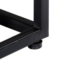 Comodino 40x30x50 cm in Legno Massello di recupero e Acciaio 282725