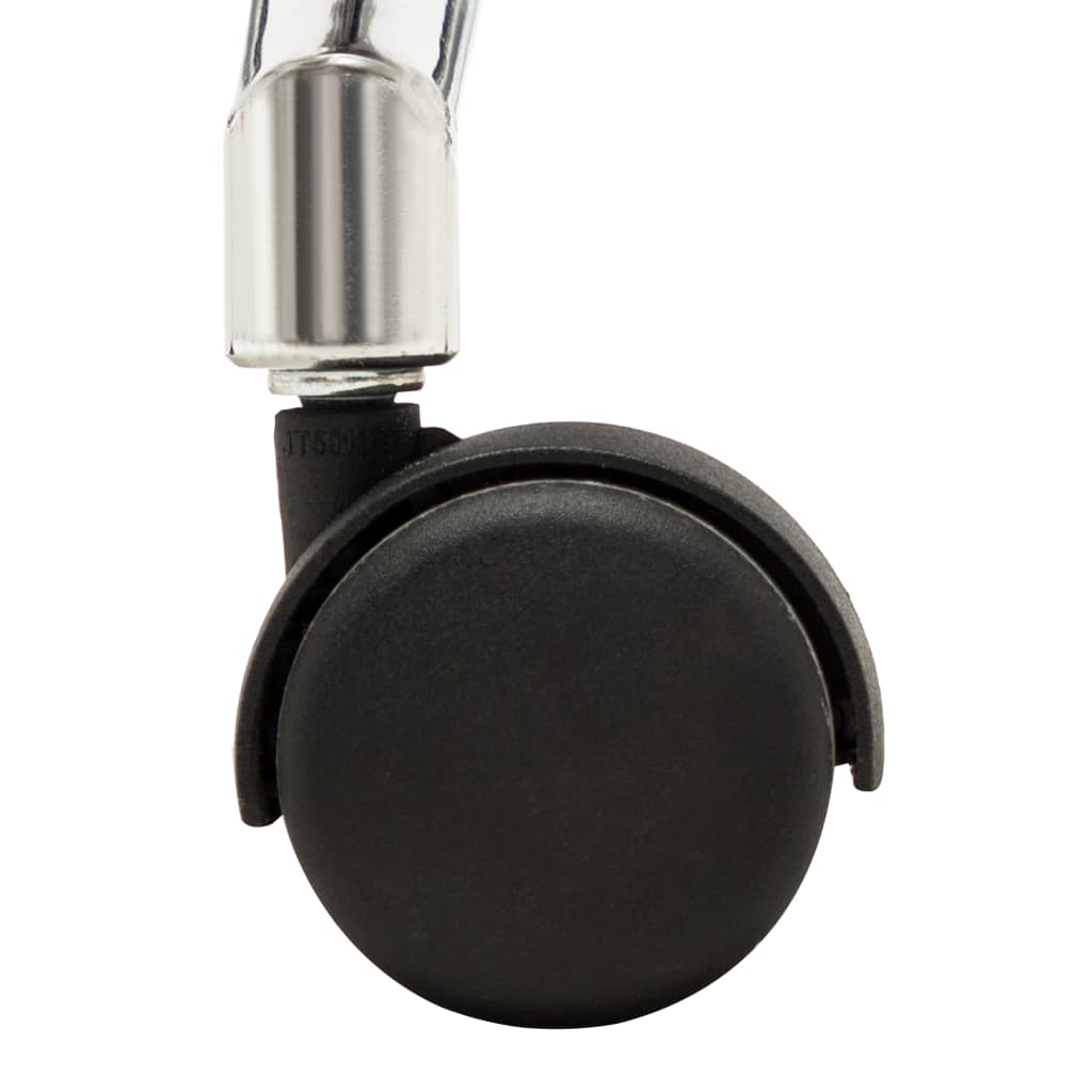 Sedia da Ufficio Crema in Legno Piegato e Similpelle 283127