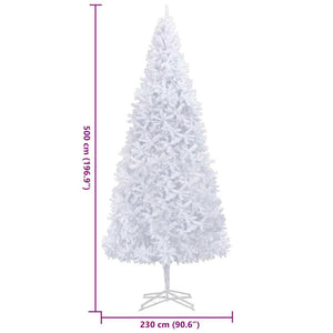 Albero di Natale Artificiale 500 cm Bianco 284296