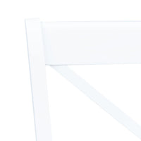 Set da Pranzo 5 pz in Legno Massello di Hevea Bianco 276869