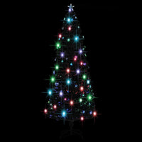 Albero di Natale Preilluminato con Supporto 240 cm Fibra Ottica 284299