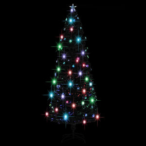 Albero di Natale Artificiale Supporto/LED 240 cm Fibra Ottica cod mxl 18101