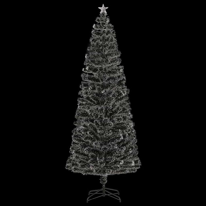 Albero di Natale Preilluminato con Supporto 240 cm Fibra Ottica 284299