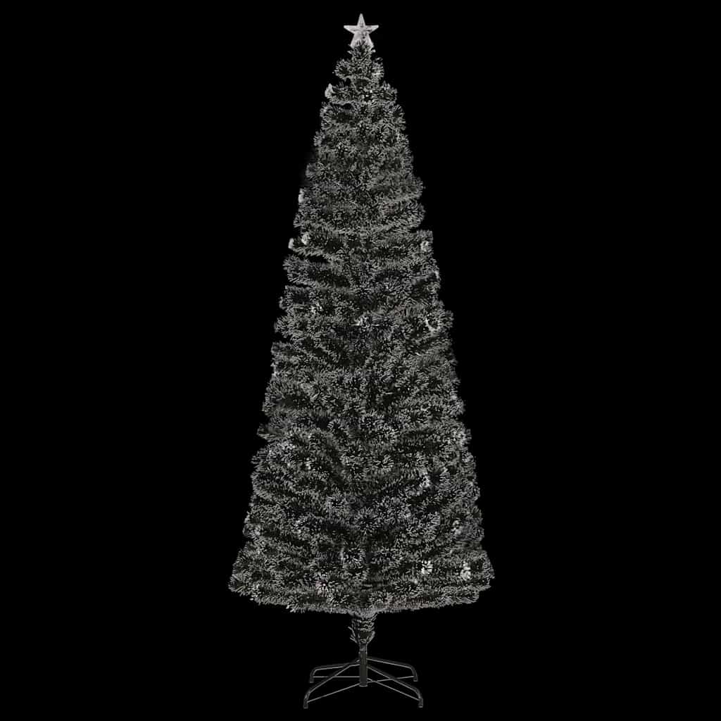 Albero di Natale Artificiale Supporto/LED 240 cm Fibra Ottica cod mxl 18101