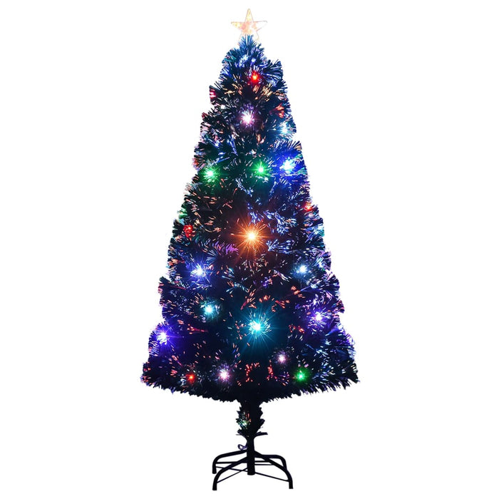 Albero di Natale Preilluminato con Supporto 120 cm Fibra Ottica 284300