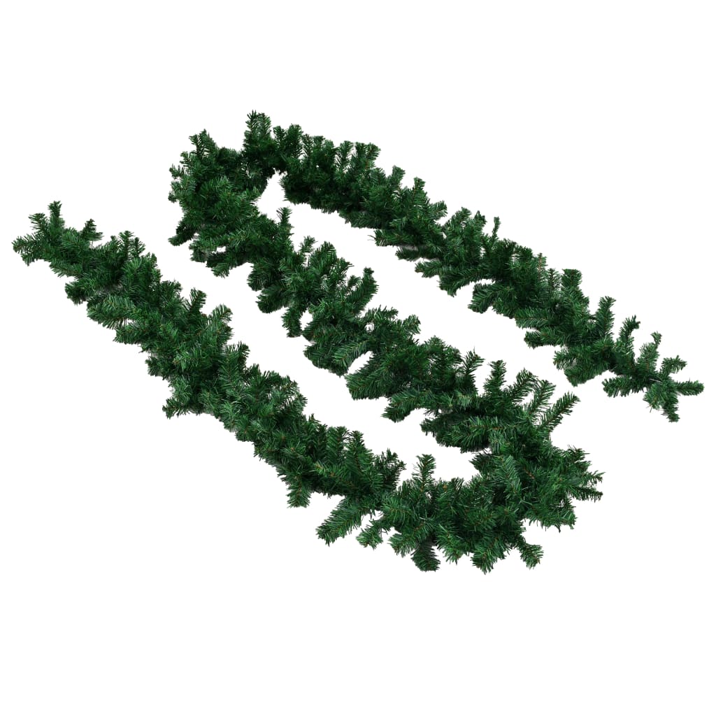 Ghirlande Natalizie 4 pz Verde 270 cm PVC 284308