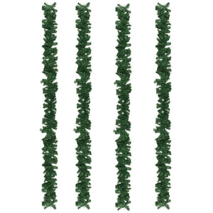 Ghirlande Natalizie 4 pz Verde 270 cm PVC 284308