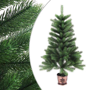 Albero di Natale Artificiale Realistico con Punte 65 cm Verde 284326