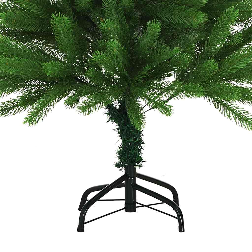 Albero di Natale Artificiale-Albero Natalizio Realistico con Punte 120 cm Verde