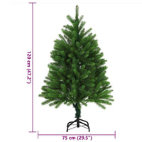 Albero di Natale Artificiale Realistico con Punte 120 cm Verde 284328