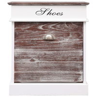 Scarpiera Marrone 50x28x58 cm in Legno di Paulownia 284082