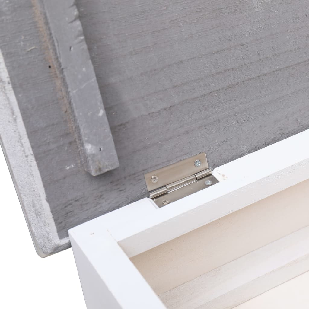 Scarpiera Grigia 50x28x98 cm in Legno di Paulownia 284087