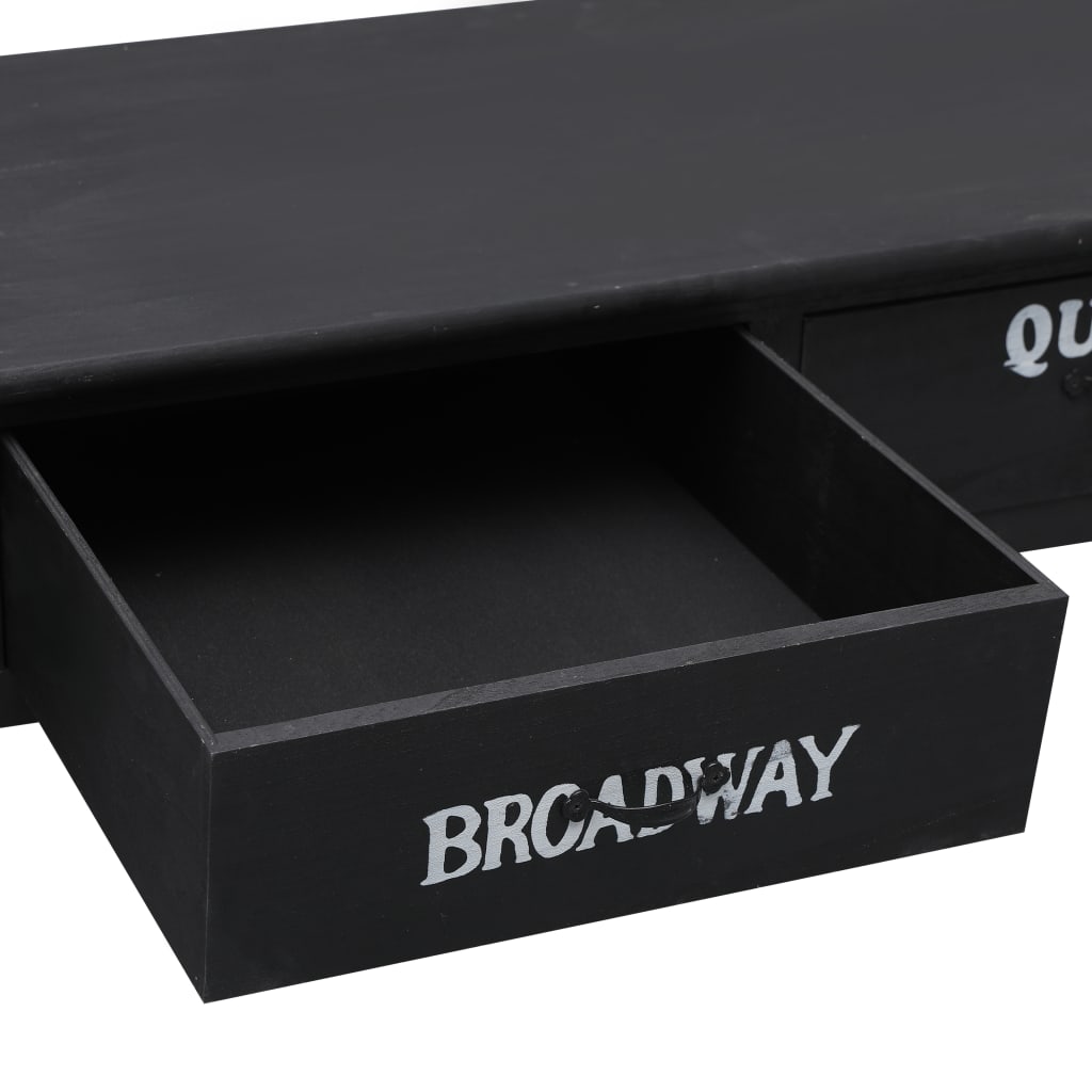 Tavolino da CaffÃ¨ Nero 100x50x45 cm in Legno cod mxl 25102