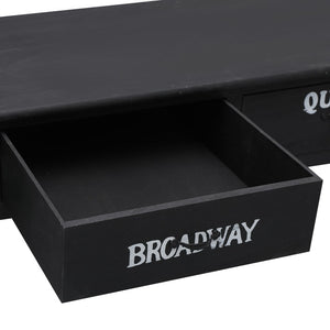 Tavolino da CaffÃ¨ Nero 100x50x45 cm in Legno cod mxl 25102