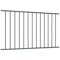 vidaXL Pannello di recinzione in acciaio verniciato a polvere 1,7x0,75 m antracite