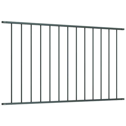 vidaXL Pannello di recinzione in acciaio verniciato a polvere 1,7x0,75 m antracite