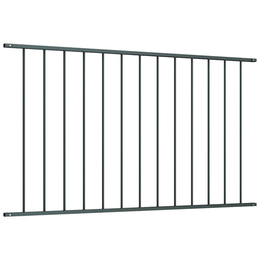 Pannello di Recinzione Acciaio Verniciato 1,63x1,17 m Antracite 145223