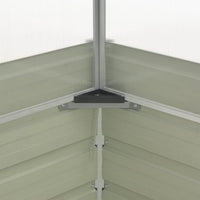 Serra 100 x 100 x 85 cm acciaio zincato marrone 02_0001738